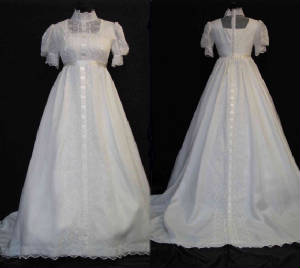 Modest Vintage Wedding Gown #VG2013-188