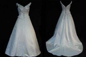 Silk Blend. Taylor Maid Gown #26 picture.