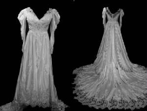 Vintage Bridal Long Sleeve Wedding Gown VG1003-18