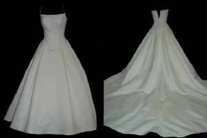 Mon Cheri Sleeveless Wedding Gown #48 picture