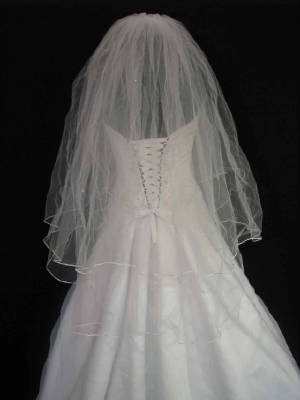 Veil  free with Mori Lee Bridal Wedding Gown #58 