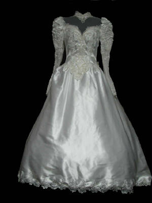 Modest Vintage Wedding Gown #GV67-232  