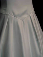 Saison Blanche Wedding Gown Pleat Detail 