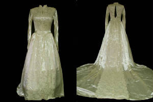Antique modest bridal wedding gowns1083-271