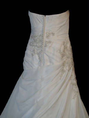 Fit n Flare Bridal Wedding Gown 90 back detail.jpg