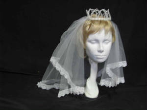 Communion veil and crown headpiece onheadfront.jpg