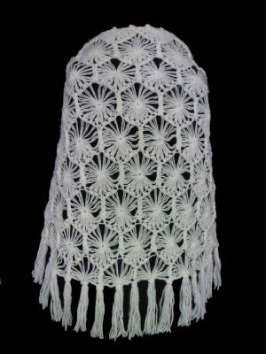 WA-12-286 Crocheted stole or wrap back view