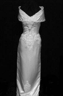 Vintage bridal wedding gown front VG0102-17