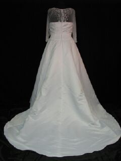 St Tropez bridal wedding gown back 42gownb..jpg