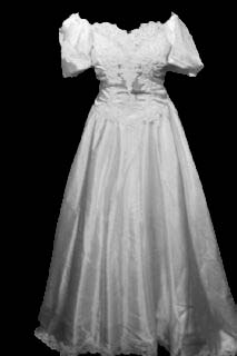 Vintage bridal wedding gown front VG1006-22