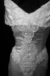 Vintage Sheath Bridal Gown