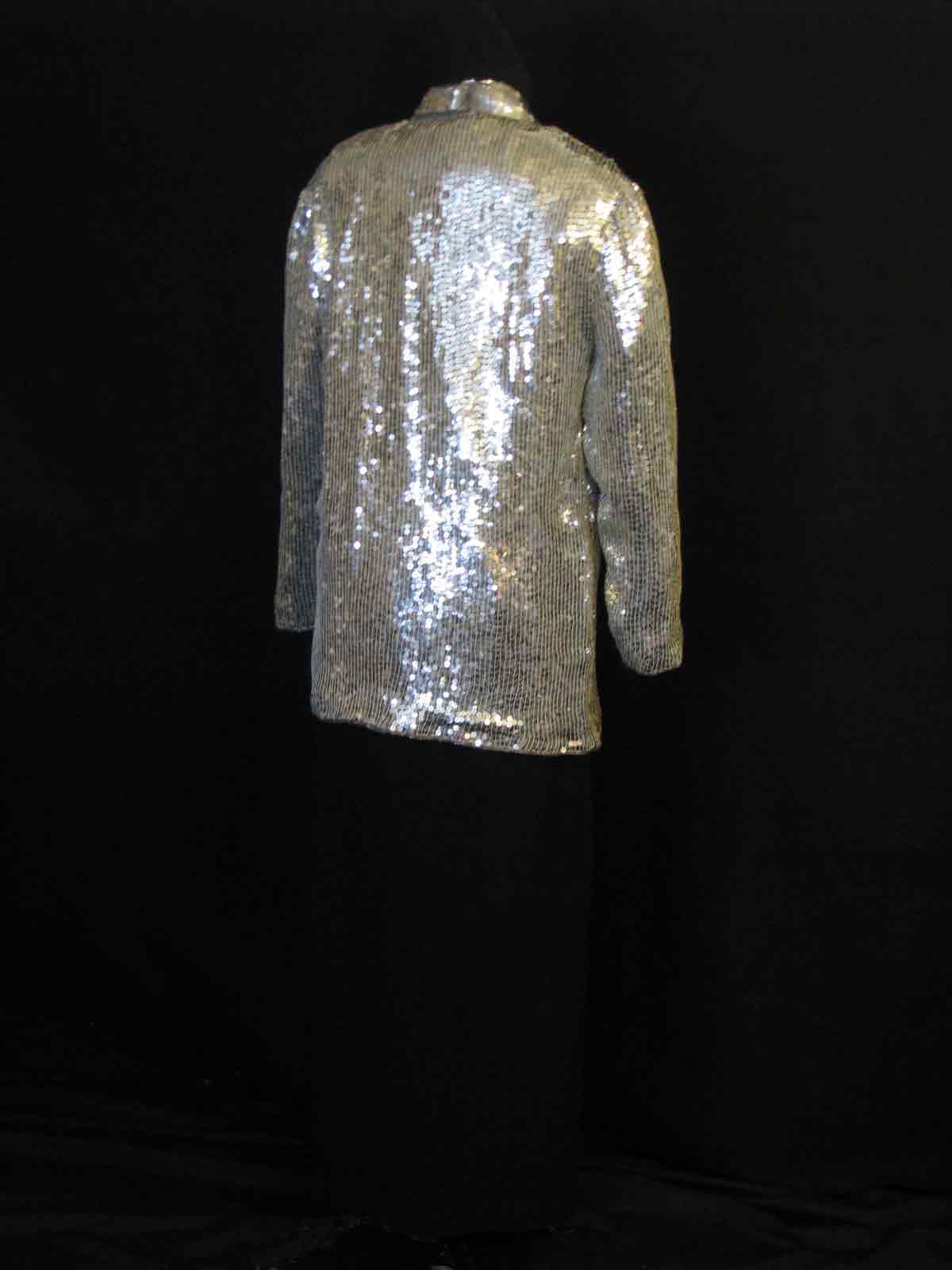 vintage silver sequin disco jacket back jb218.jpg